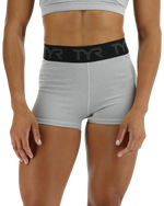 Base Kinetic™ Women's Mid-Rise 2" Logo Shorts - Heather