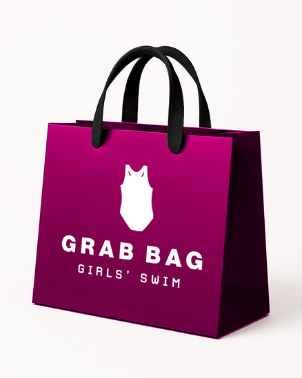 Girl's Solid Swimsuit Grab Bag
