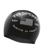 Adult Silicone Swim Cap - "Always in Front"