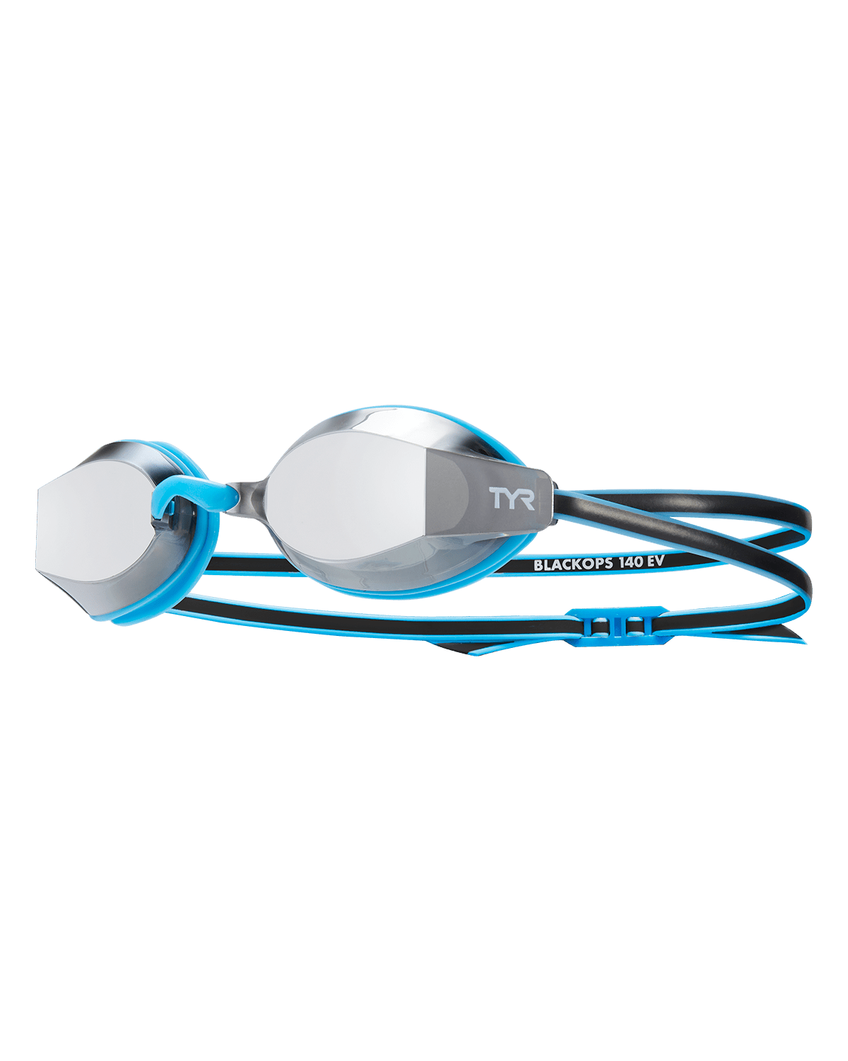 TYR Blackops 140 EV Racing Junior Mirrored 422 Blue/Black