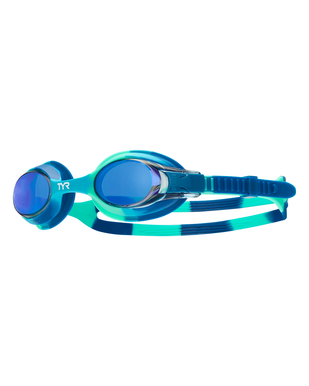 tyr junior goggles TYR Swimple Tie Dye Kids' Mirrored Goggles Purple/Pink