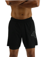 Hydrosphere™ Men's Lined 6" Momentum Big Logo Shorts - Solid