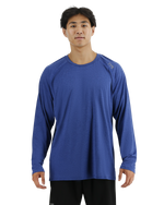 ClimaDry™ Men's Raglan Long Sleeve Tech Tee - Solid / Heather