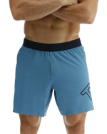 Hydrosphere™ Men's Unlined 7" Unbroken Big Logo Shorts - Solid