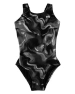 Durafast Elite® Girl's Maxfit Swimsuit - Waveform
