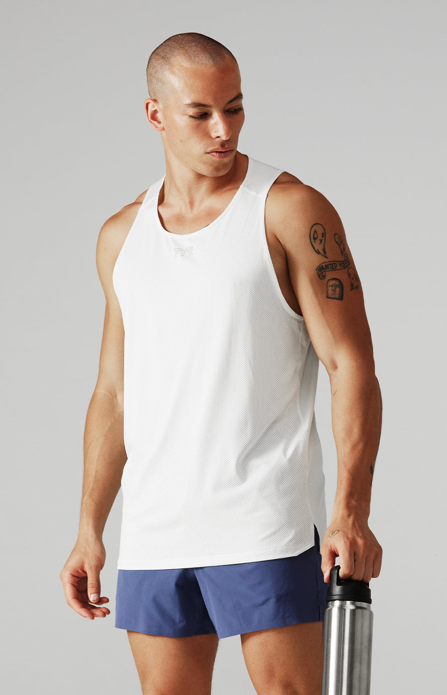 TYR Men's Standard Short Sleeve Sun Protection Performance T-Shirt UPF 50+, White, X-Large Men\u0027s Apparel \u2013 TYR US