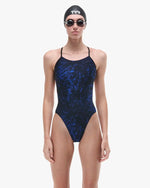 Women's Durafast Elite® Cutoutfit Swimsuit - Zephyr / Navy