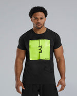 UltraSoft Men's Short Sleeve Graphic Tee - Attak Yellow Logo