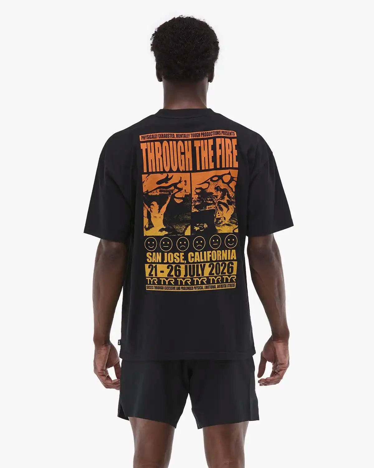 Men's Medium Weight Tee - Through The Fire – TYR US Men's Medium Weight Tee - Through The Fire – TYR US