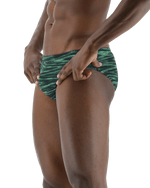 Durafast Elite® Men's Brief Swimsuit - Fizzy / Green