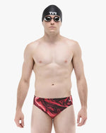 Men's Durafast Elite® Briefs - Olea / Red