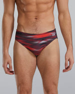 Men's Brief SwimsuitDurafast Lite - Technowave / Red