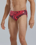 Durafast Elite® Men's Brief Swimsuit - Vitality / Red