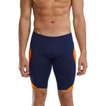 Men's Durafast Elite® Jammer - Vanguard Splice / Navy & Orange