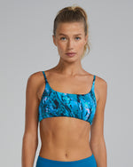 Women's Nia scoop neck Bikini Top Prismatic