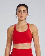 Joule Elite™ Women's Dual-Strap Sports Bra - Solid / Infrared