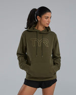 UltraSoft Women's Big Logo Tech Hoodie - Olive Night