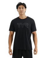UltraSoft Men's Big Logo Tri-Blend Tech Tee