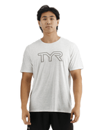 UltraSoft Men's Big Logo Tri-Blend Tech Tee