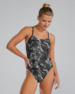 Durafast Elite® Women's Cutoutfit Swimsuit - Waveform