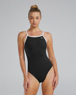 Durafast Elite® Women's Diamondfit Swimsuit - Hexa / Black & White