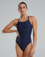 Durafast Elite® Women's Diamondfit Swimsuit - Lapped / Navy