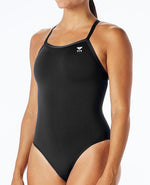 TYReco™ Women's Diamondfit Swimsuit - Solid . Black