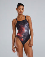Durafast Elite® Women's Diamondfit Swimsuit - Starborne/ Red