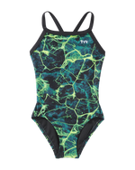 Durafast Elite® Girl's Diamondfit Swimsuit - Synapse