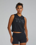 ClimaDry™ Women's Cropped Tech Tank - Solid / Heather