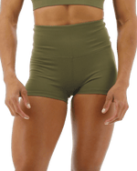 Base Kinetic™ Women's 2" High-Rise Short - Solid / Olive Night