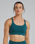 Joule Elite™ Women's Dual-Strap Sports Bra - Solid / Emerald
