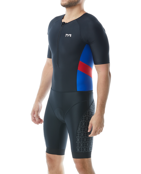 TYR(ティア) SHORT SLEEVE SPEED TRI-SUIT W/F Men's Speedsuit – TYR US
