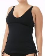 Women's V-Neck Tankini - Solid