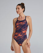 Durafast Elite® Women's Diamondfit Swimsuit - Soren / Orange